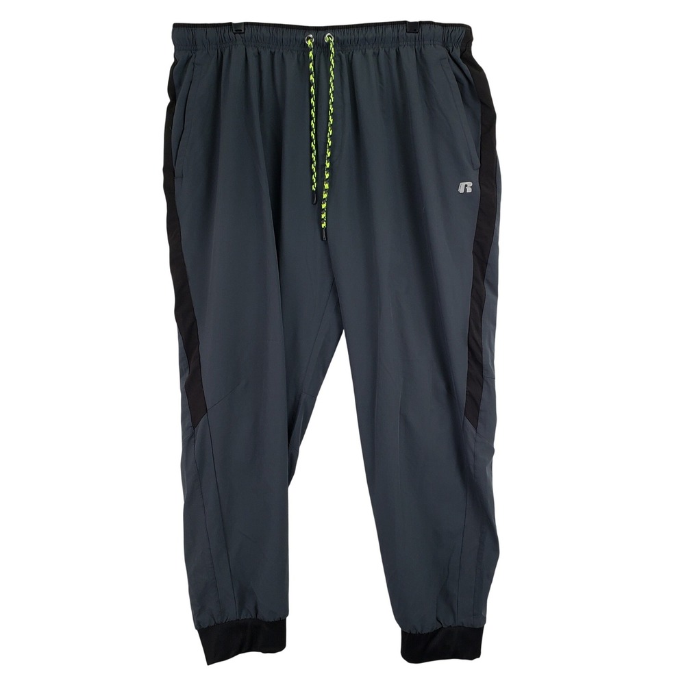 Russell Athletic RS36335B Sweatpants Mens 2XL Gray Stretch Training